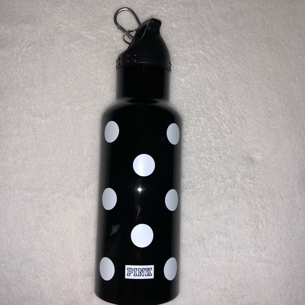 PINK Polka Dot Water Bottle